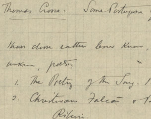 Escrito por Thomas Crosse